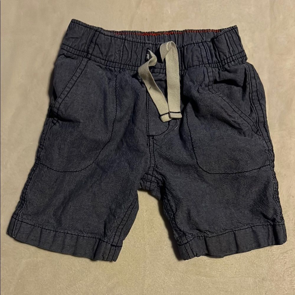 Carter's Blue Relaxed Fit Shorts with Elastic Waistband
